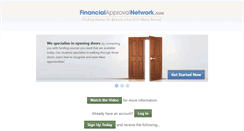 Desktop Screenshot of financialapprovalnetwork.com